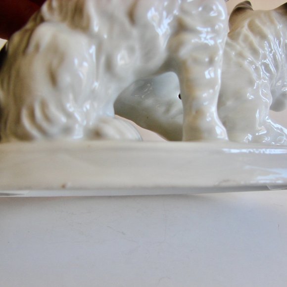 Scottish Terriers Scottie Schnauzer Dogs Figurine 7117 Carl Scheidig Germany - Picture 10 of 11